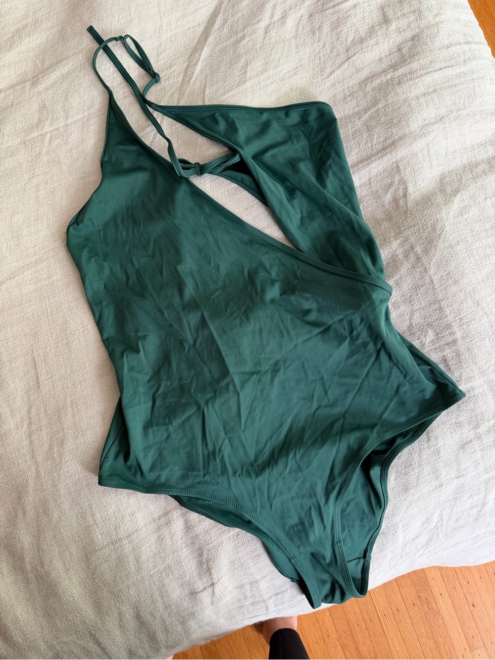 COS Forest Green One-Piece Swimwear